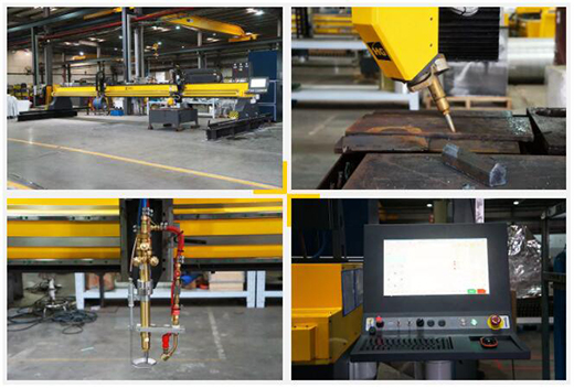 上；Ｌ舫峭10米超长跨距无限回转数控坡口切割机